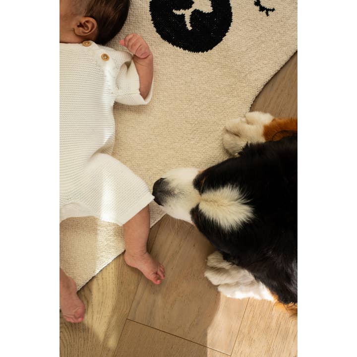 Indaba Trading - Wholesale Area Rug - Kids & Baby - White Tiger Knit Rug