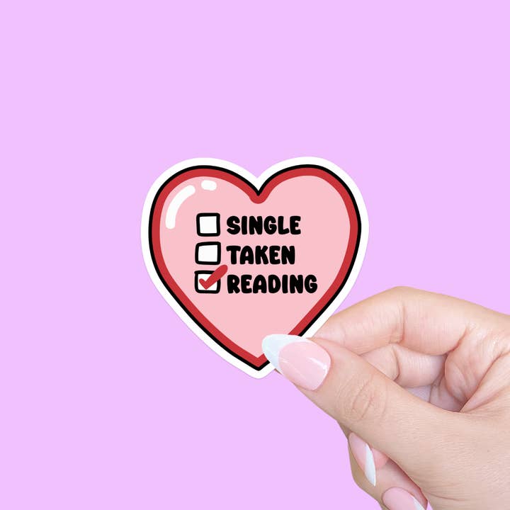 Radical Buttons - Vente Autocollant - Autocollant de Saint-Valentin, autocollant Bookish, autocollant pour ordinateur portable