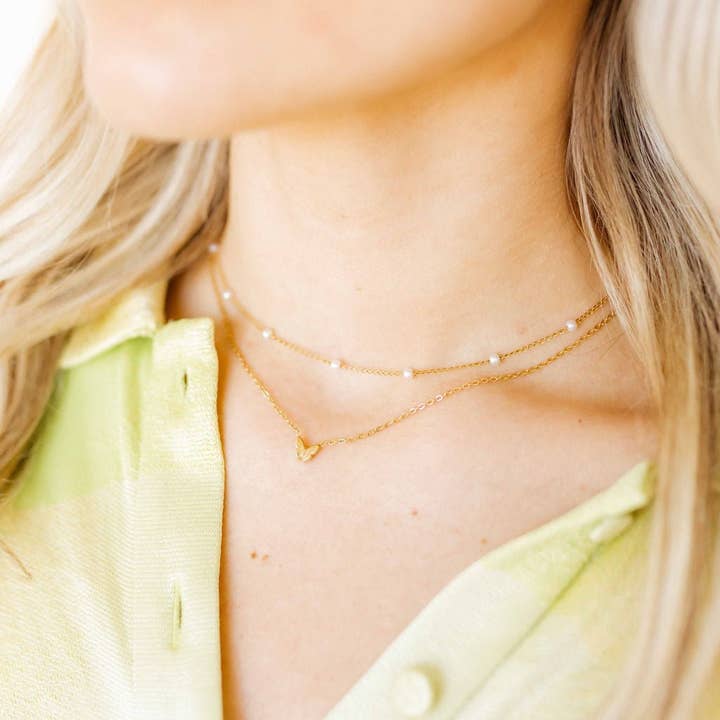 LINNY CO - Wholesale Pendant/Charm Necklace - Necklace - Dabney Pearl12