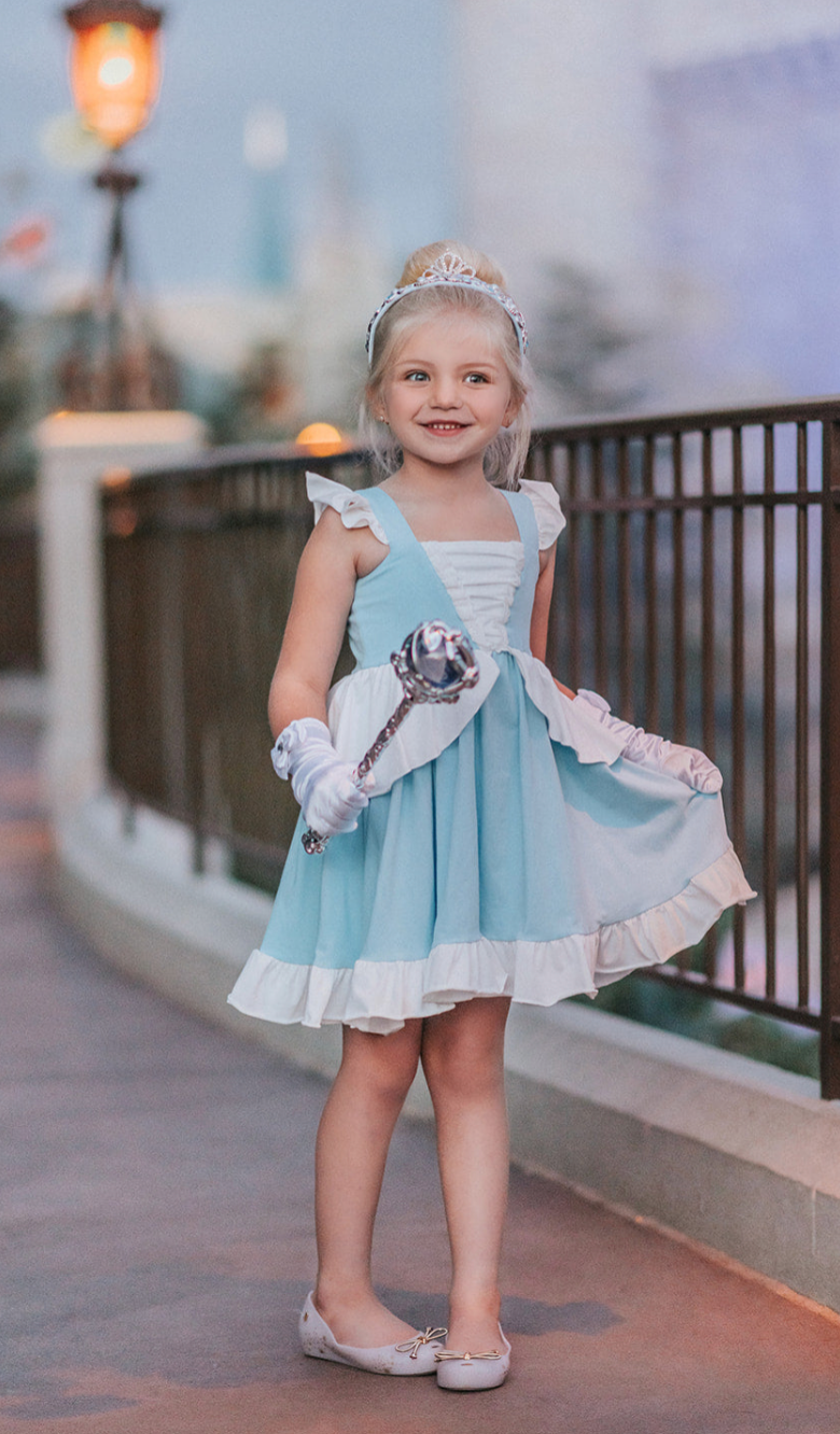 Only Little Once - Wholesale Dress - Kids - Girls Cinderella cotton twirl princess dress pretend play1
