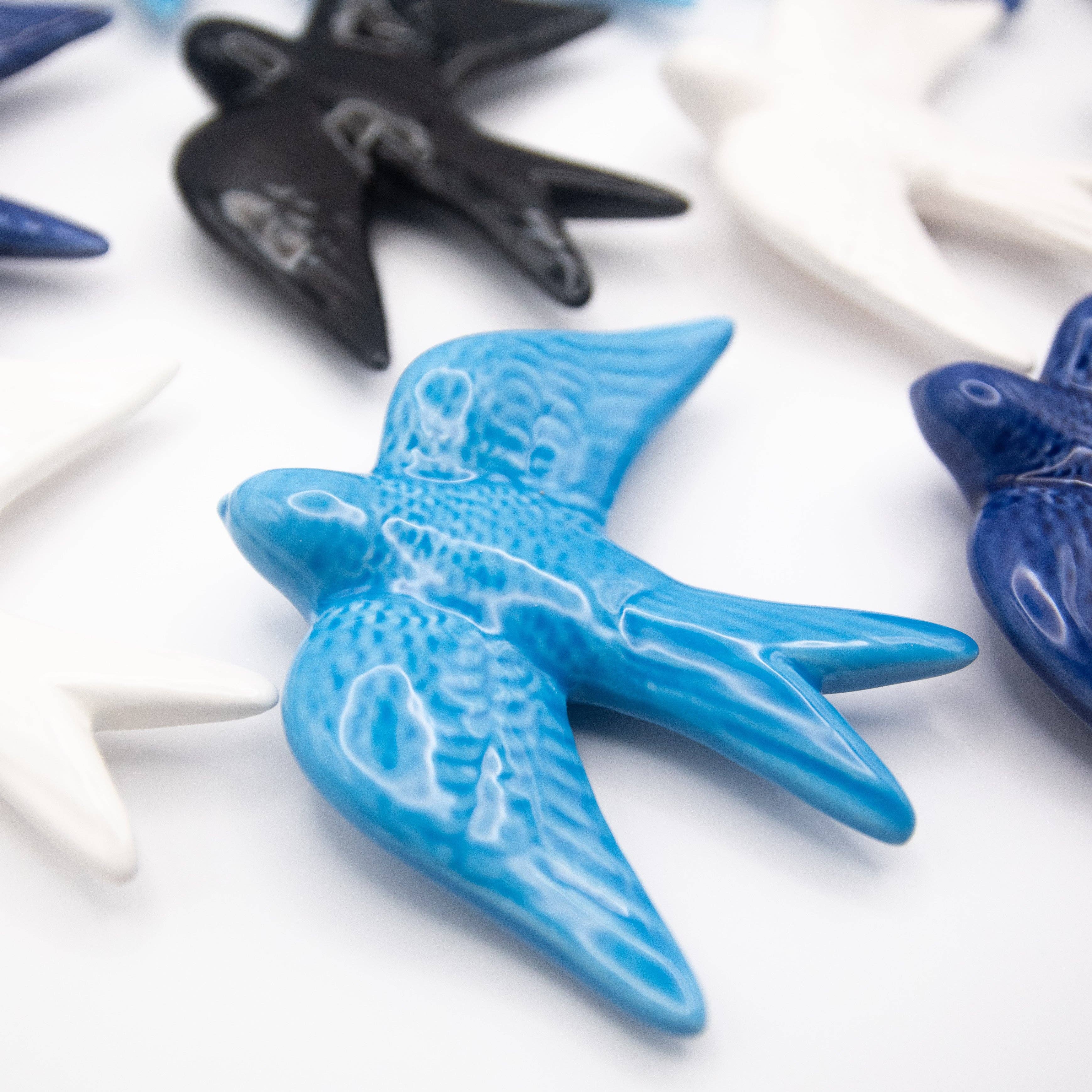 Casa Sofia - Wholesale Decorative Figurine - Turquoise blue ceramic swallow1