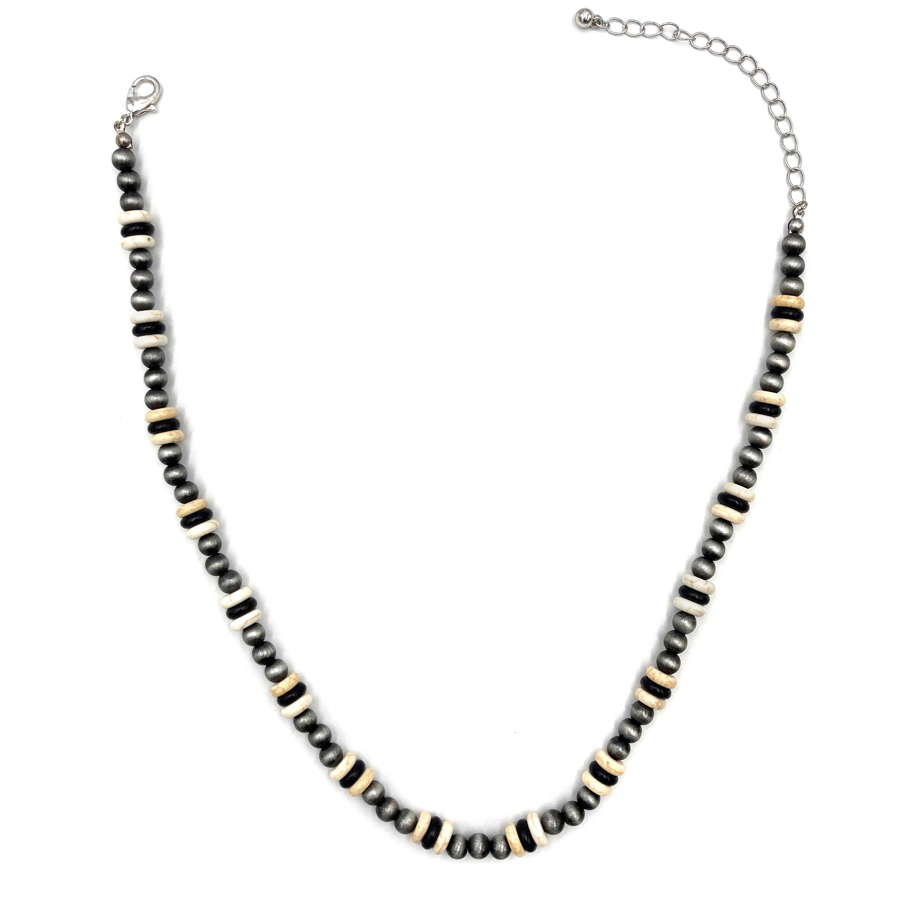 Lunar Deer - Wholesale Kralen/parelketting - Navajo Beads halsketting met turkooise stenen kraag2