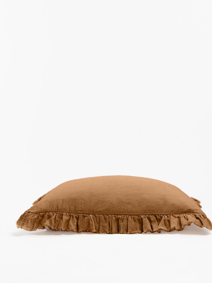 Cinnamon Linen Sham for wholesale by Sauths