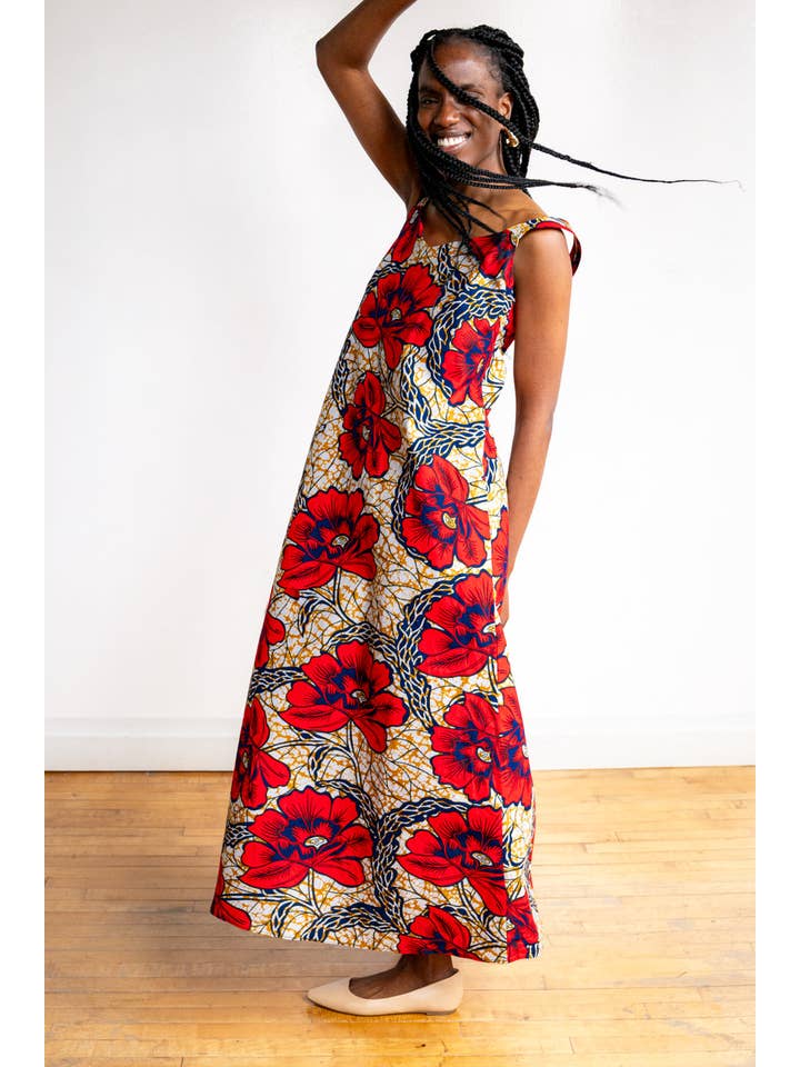 Amooti Store - Wholesale Dress - Women's - Long strap dress Jinja