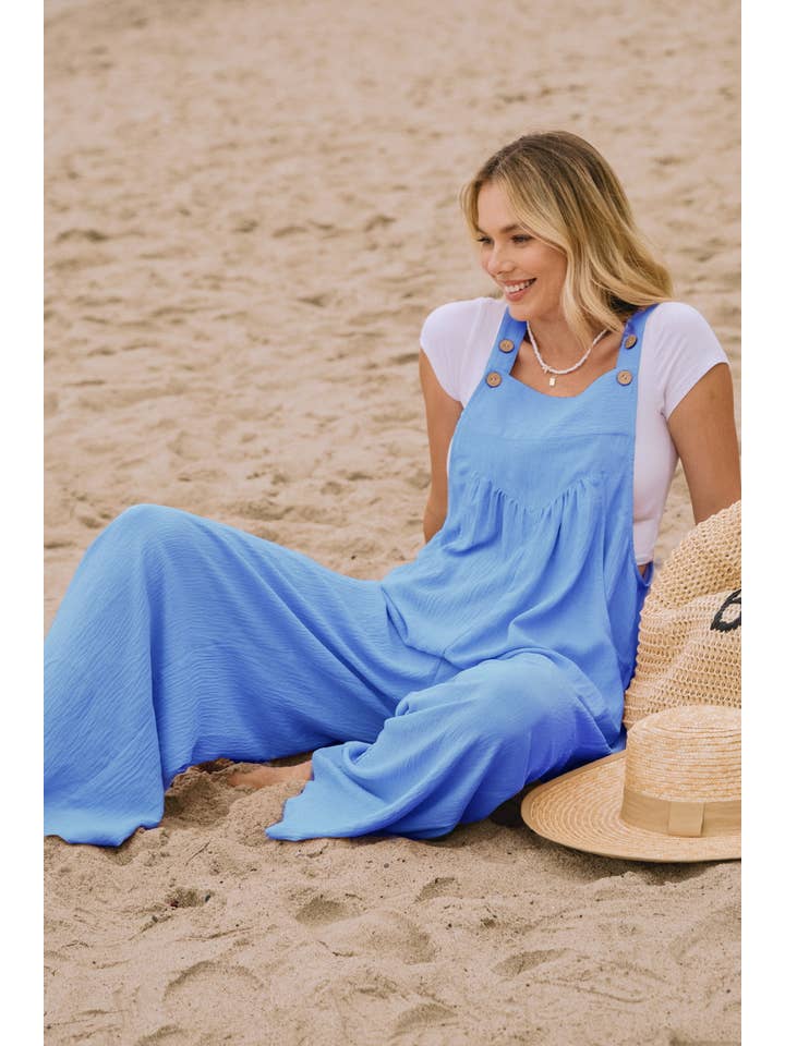 Oddi - Wholesale Jumpsuit - Women's - Solid Button Sling Jumpsuit9