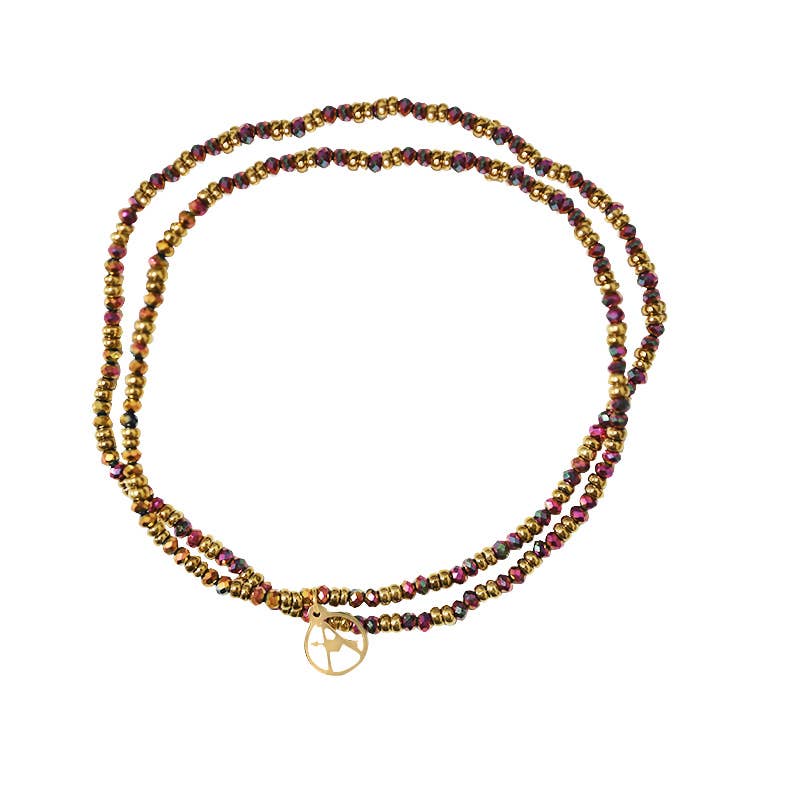 AMORINO SRL - Wholesale Beaded Bracelet - SET OF 2 ELASTIC BRACELETS WITH BEADS4