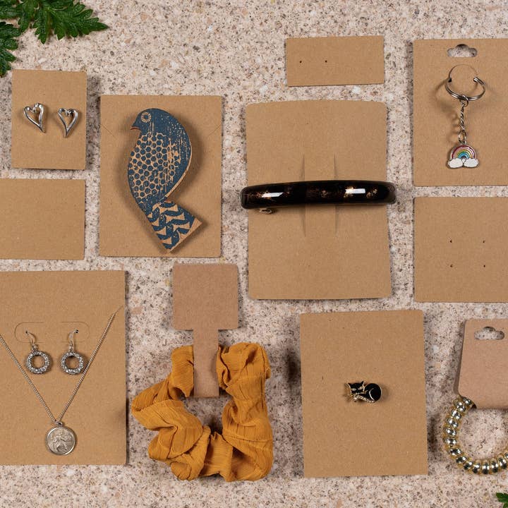 Fernery Designs – wholesale Återförsäljarskyltning – Anpassade tryckta Kraft Nyckelring Displaykort3