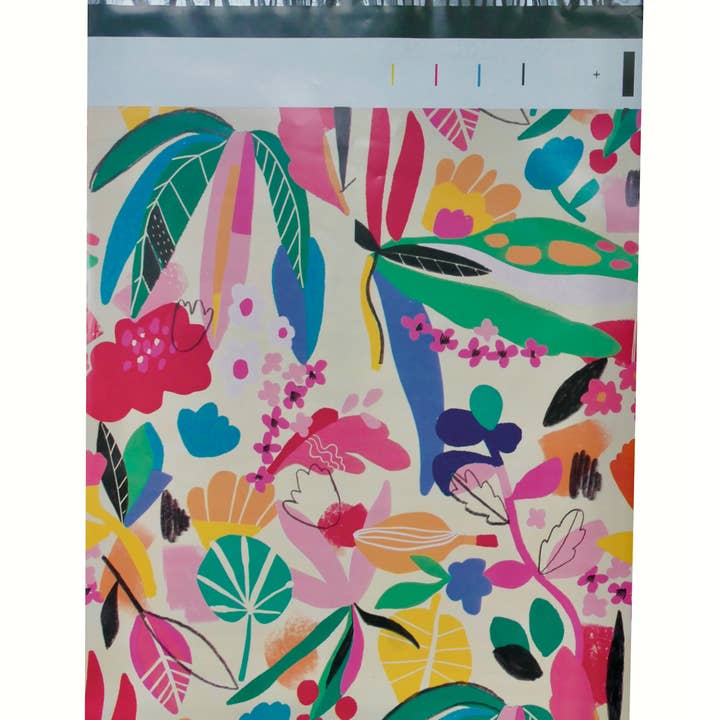Sky + Summer - Wholesale Envelopes - 10 x 13 Jungle Floral Polymailer Bag Small Shop packaging4