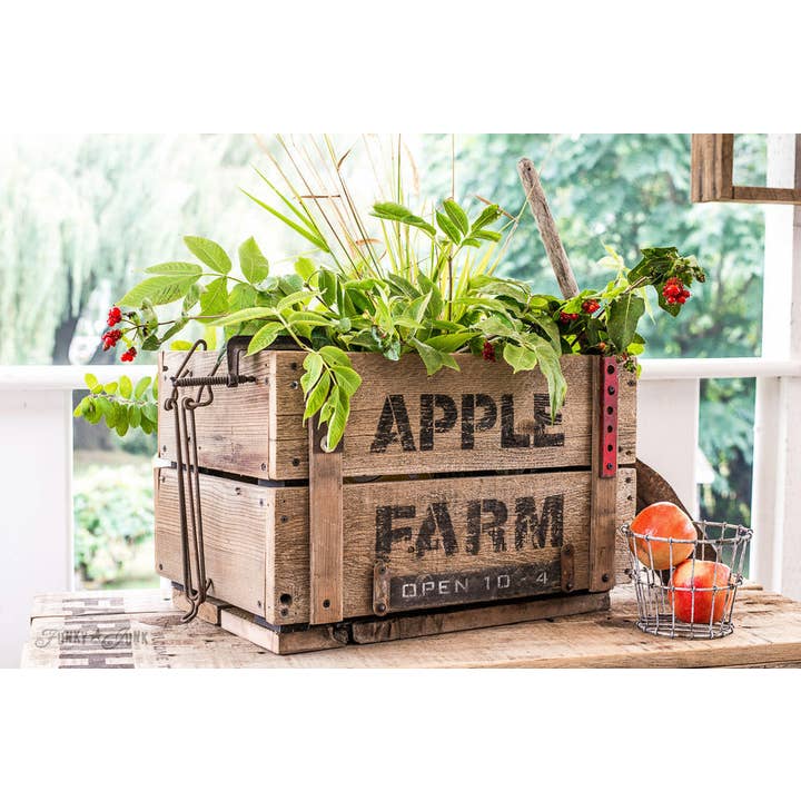 Muddaritaville Studio - Wholesale Stencil/Craft Die - FJ003 Funky Junk's Apple Farm3