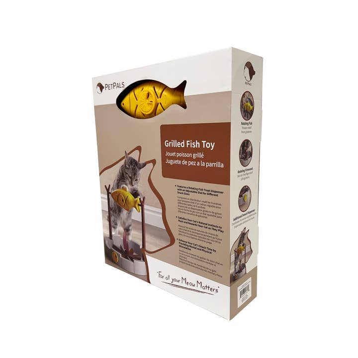 PetPals Group - Wholesale Pet toy – Cat -
PetPals Interactive Cat Treat 11"H, Small, Grilled Fish Toy1