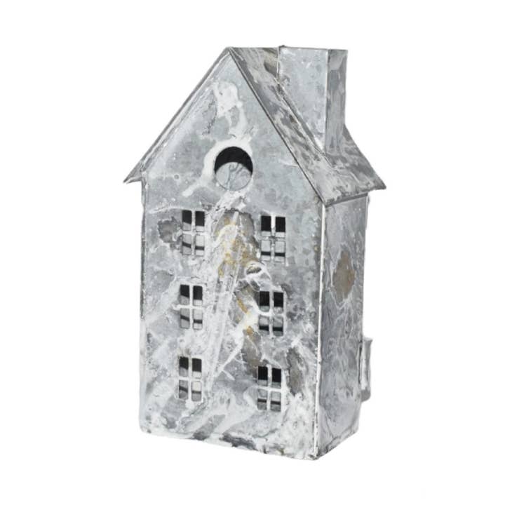 Tall Iron House/Tealight Holder - Charming Ambiance for wholesale by BIDKhome