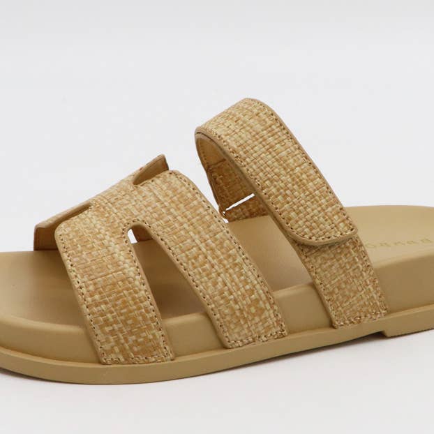 Mars Sky Shoes Wholesale - Wholesale Sandals - Women's - Bamboo CONQUER-01 Women Casual Sole Velcro Band Slide Sandal
