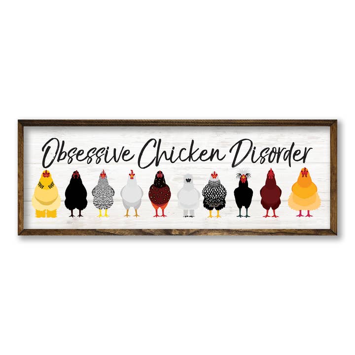 TROUBLE OBSESSIONNEL DU POULET TIMBERLAND FRAME pour la vente par Jarmz Designs