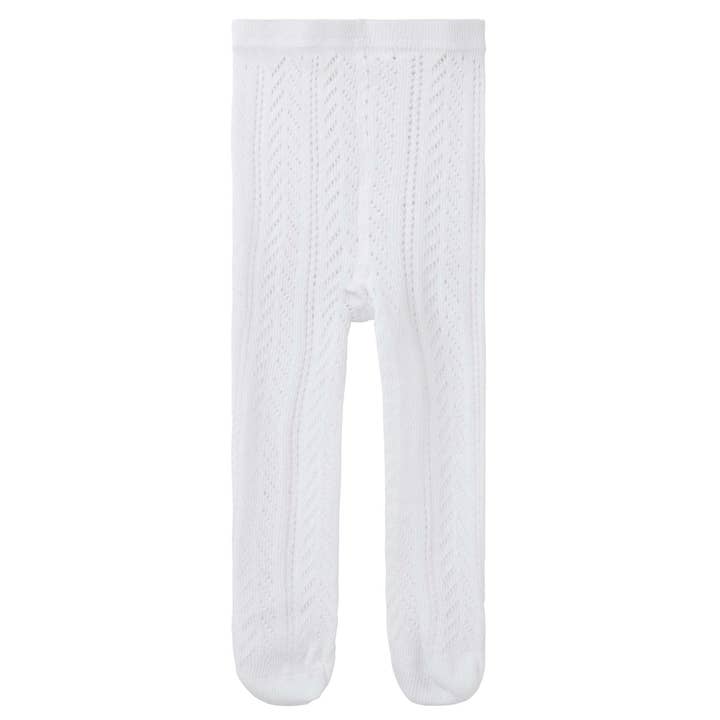 Designer Kidz - Wholesale Tights - Kids - Textured Knit Tights - Ivory