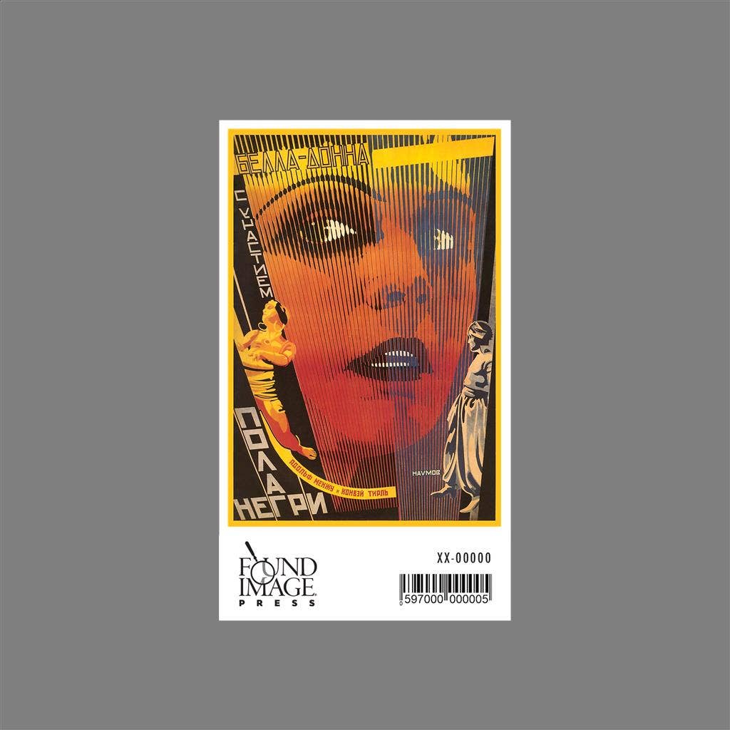 Found Image Press – Engroshandel Klistermærke – Sticker PH-118 Russisk Bella Donna Filmplakat1