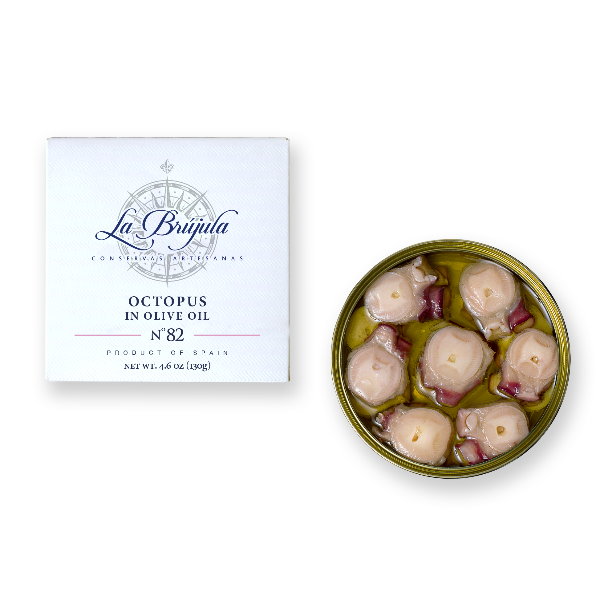 Conservas La Brújula - Wholesale Tinned Fish - Octopus In Olive Oil RO150. LB820