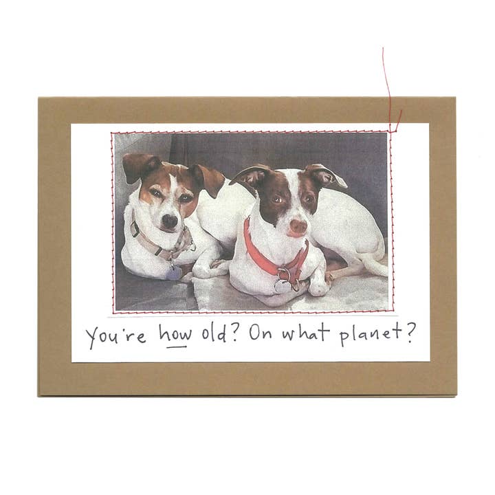 «Quanti anni hai? Su quale pianeta?» per la vendita all'ingrosso da parte di Visual Treats