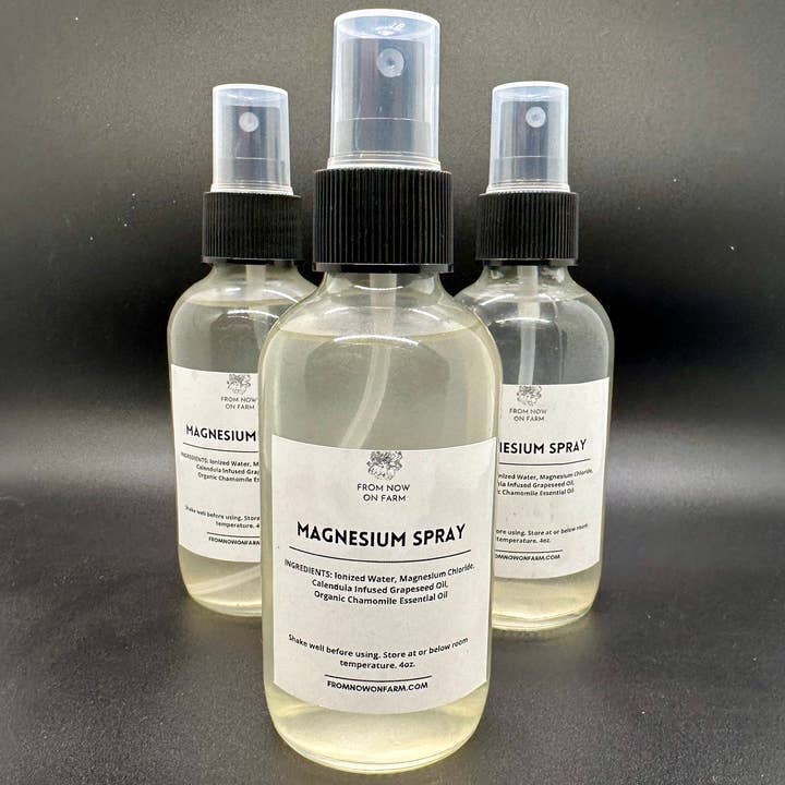 Magnesium Spray -4oz for wholesale by From Now On Farm