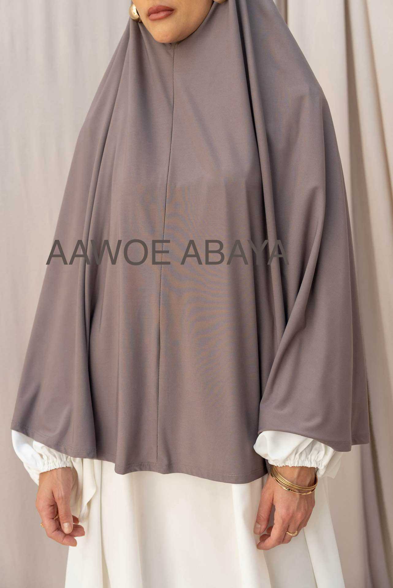 Aawoe Abaya - Wholesale Hijab - Dames - Elegante khimar met lange mouwen - 2418-KH10