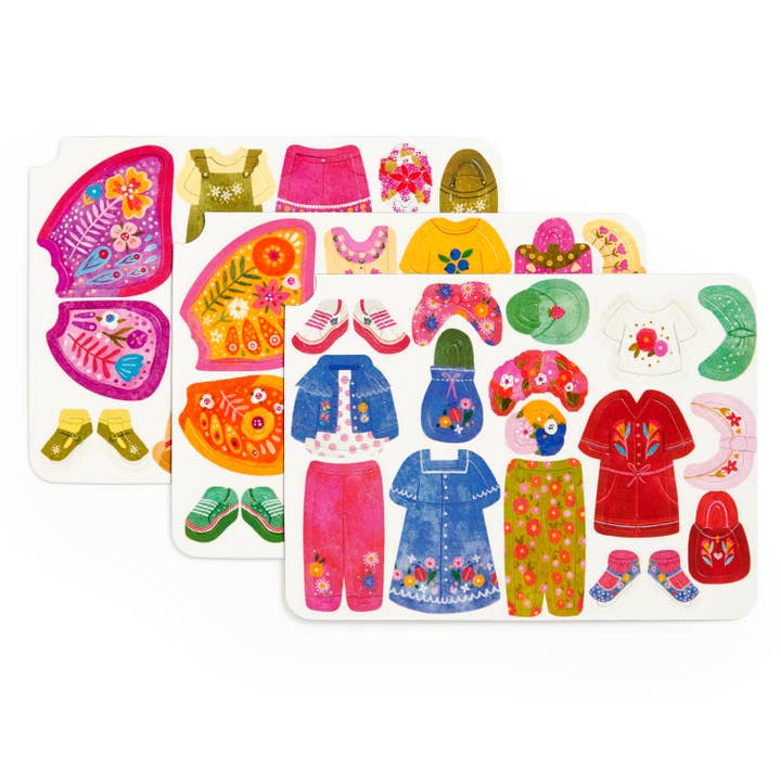 Chronicle Books - Wholesale Toy Set - Kids - Butterfly Bliss Magnetic Dress-up