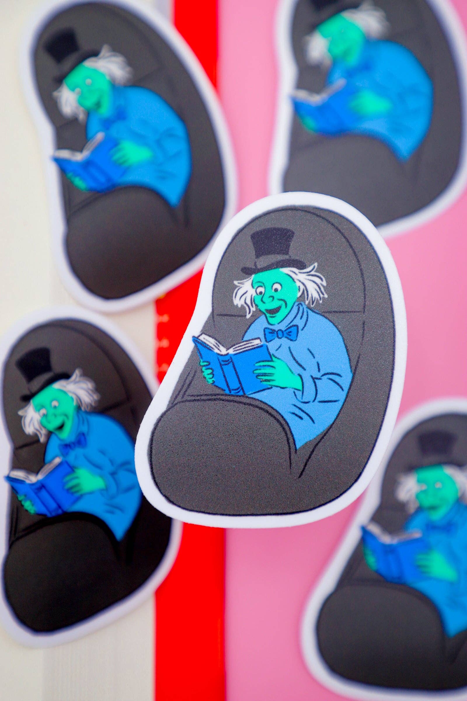 Furever Booked - Wholesale Sticker - Doom Buggy Reader Sticker1