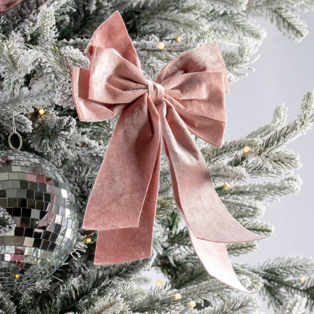 Joy By - Wholesale Ornament - Velvet Clip-On Bow4