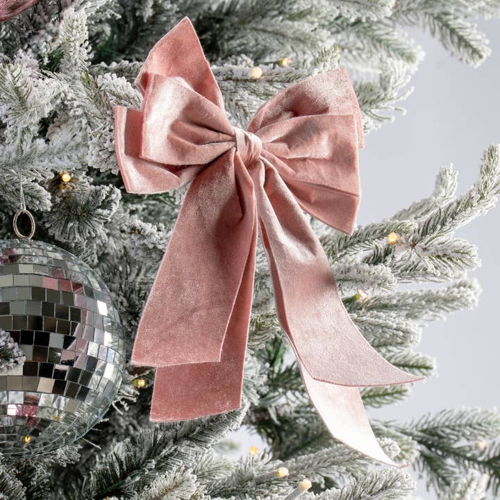 Joy By - Wholesale Ornament - Velvet Clip-On Bow4