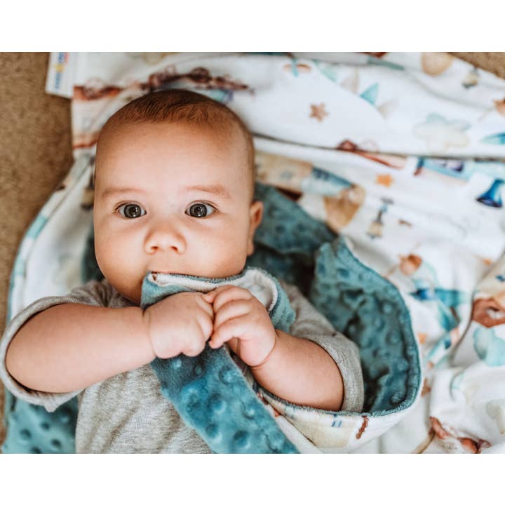 Honey Lemonade - Wholesale Bedding Blanket - Kids & Baby - Premium Baby & Toddler Minky Blanket - Planes, Trains, Autom