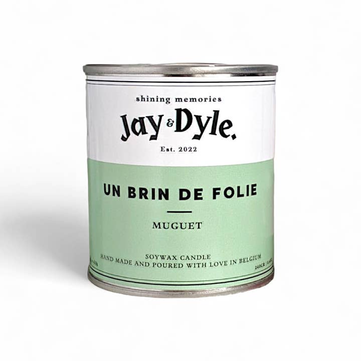 Rustieke handgemaakte kaars - lelietje-van-dalen voor wholesale door Jay & Dyle