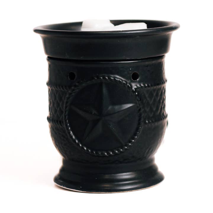 Réchauffeur de cire Black Star, dessus de table pour la vente par A Cheerful Giver