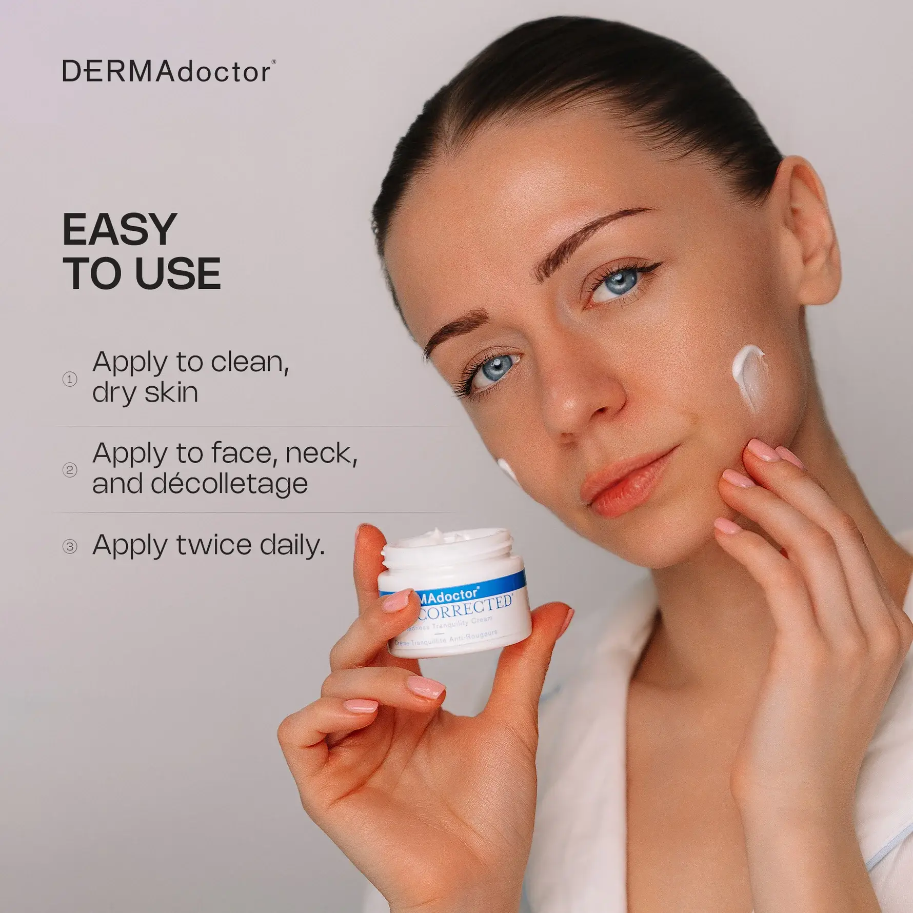 DERMAdoctor - Wholesale Facial Moisturizer - Calm Cool + Corrected Anti-Redness Tranquility Cream6