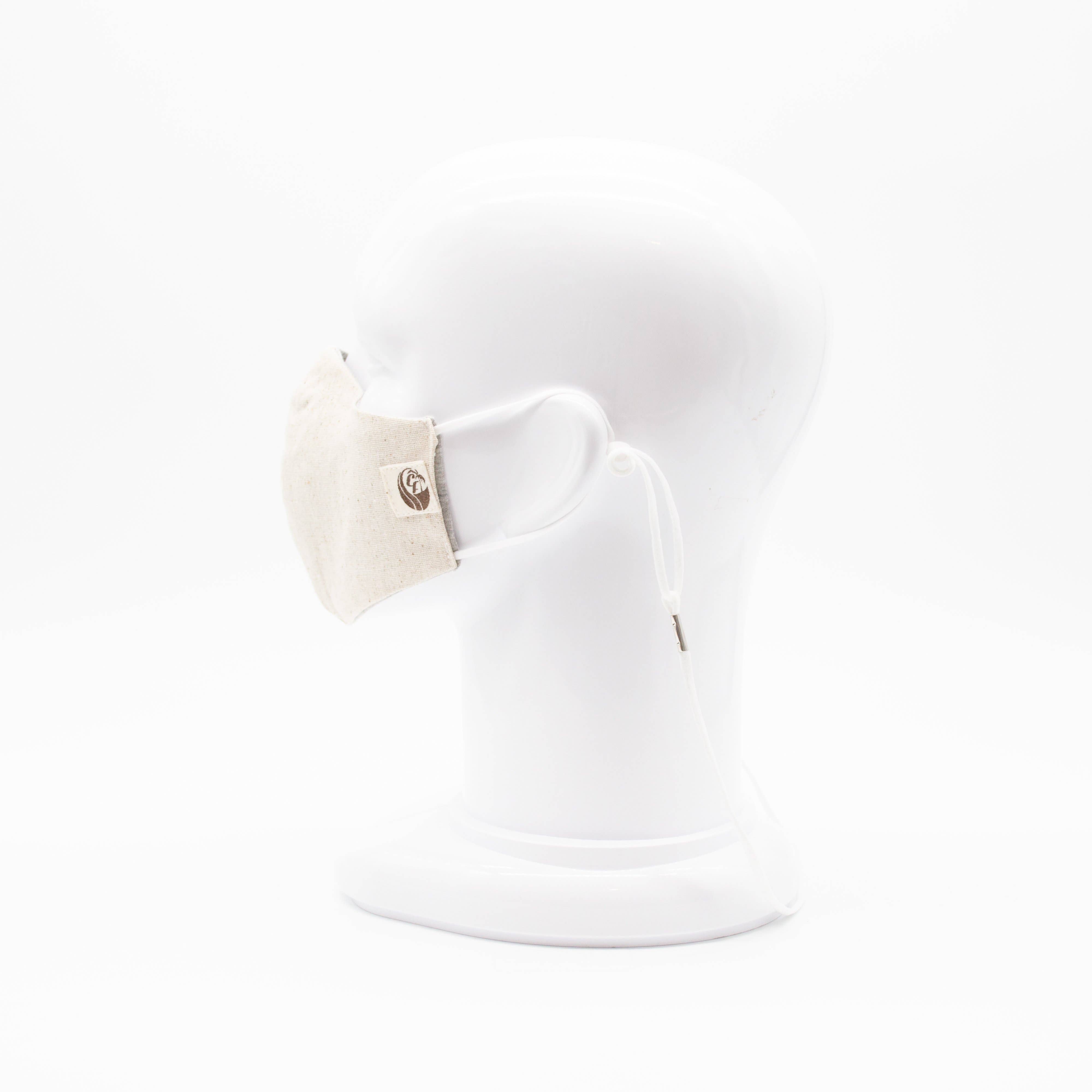 Maskdanna by Califortunate - Wholesale Protective Face Mask/Shield - MVSK MUDCLOTH WHITE1