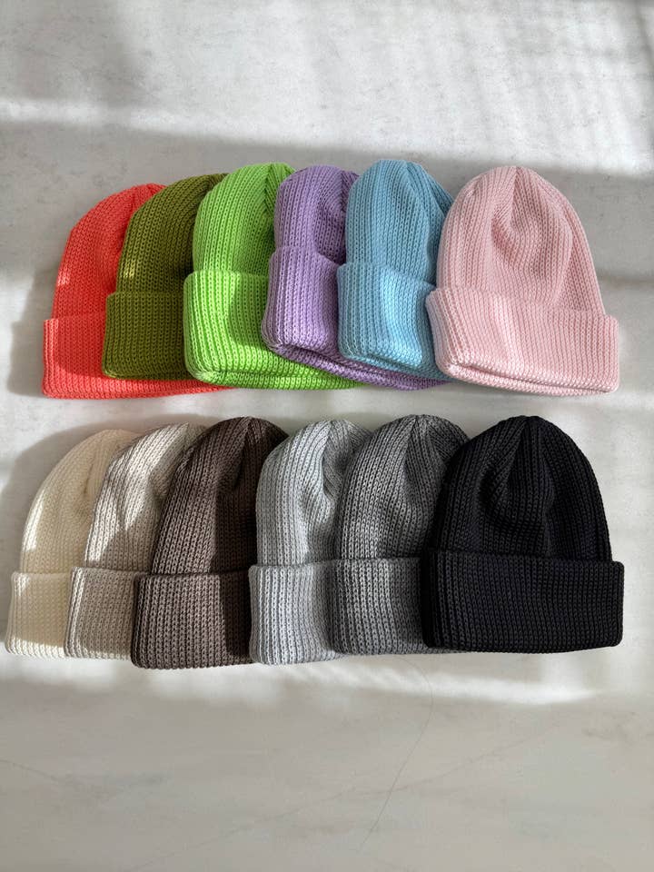 (Pre-order) ITALIAN MERINO WOOL BEANIE - November 25th for wholesale by Billy Bamboo