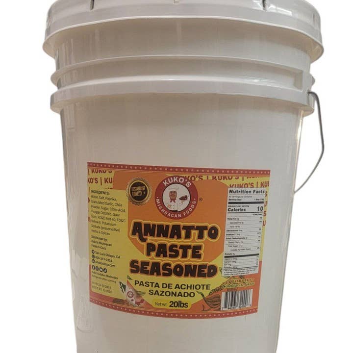 Kuko's adobos marinade sauce and seasoning – Engroshandel Chilipasta – Achiote Annatto pasta marinade 20 kg6