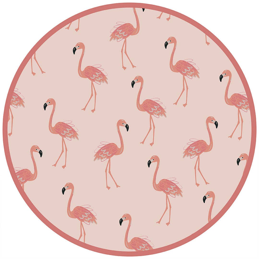 Pink Fancy Flamingos Luxury Bamboo Blanket for wholesale on Faire2