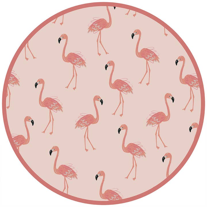Pink Fancy Flamingos Luxury Bamboo Blanket for wholesale on Faire2