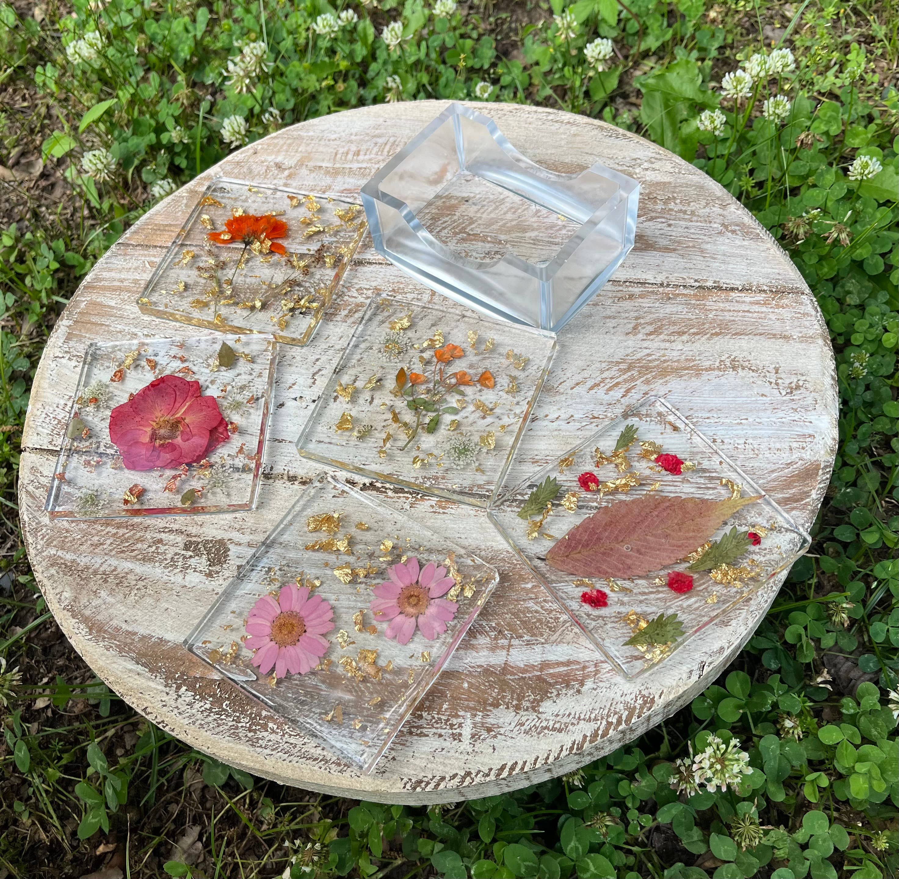 Mae Mae's - Wholesale Coasters - Square resin coasters4