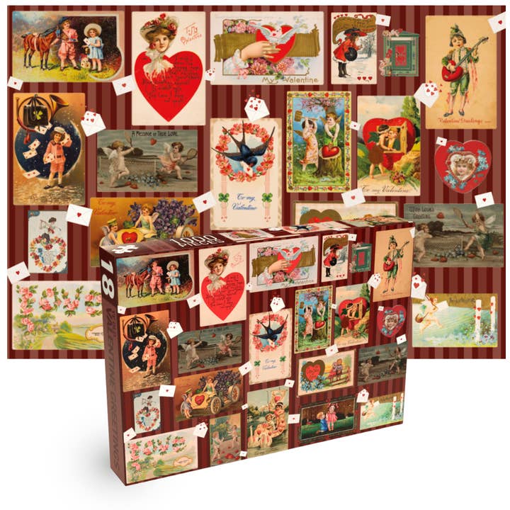Penny Puzzle - Wholesale Puzzle - Adult - YE OLD VALENTINE GREETINGS 1000 piece jigsaw puzzle1