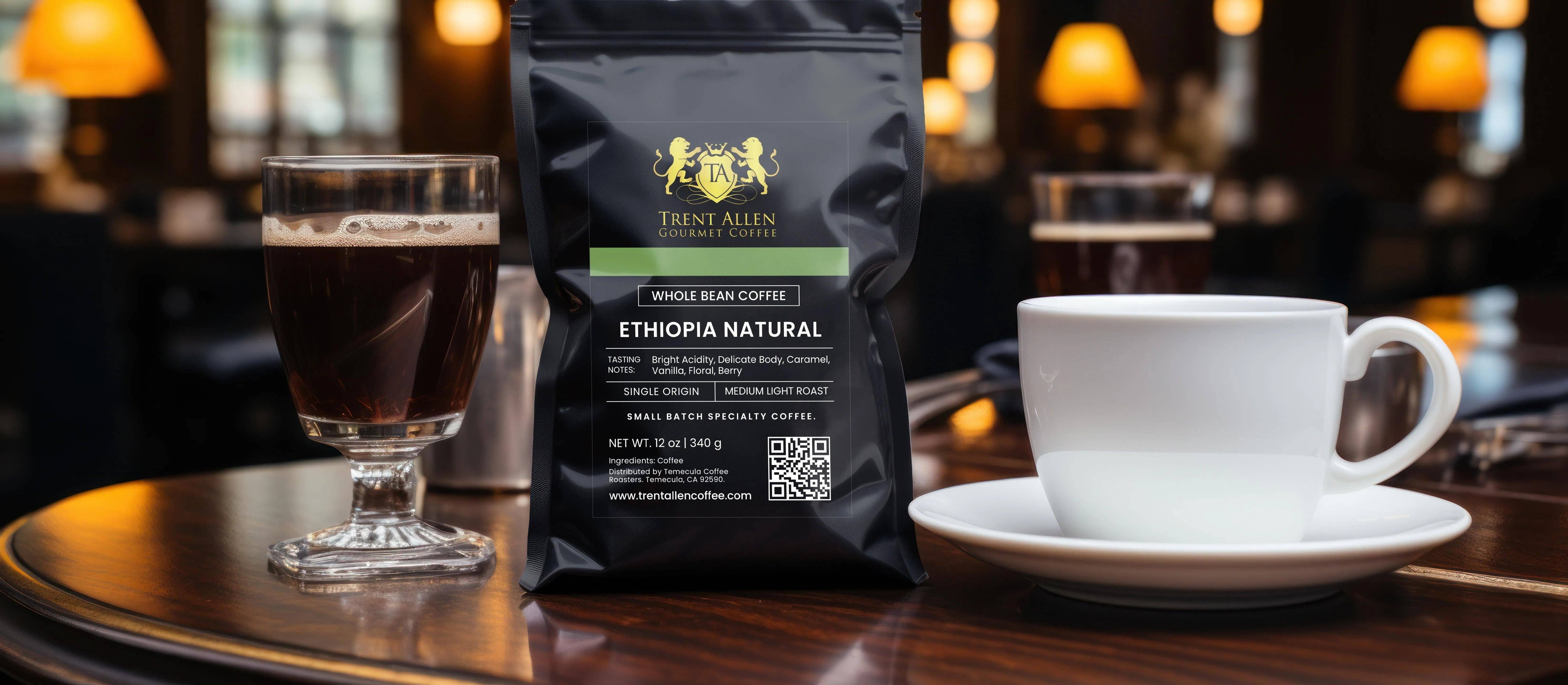 Trent Allen Gourmet Coffee – wholesale Coffee beans – Ethiopia Natural Sidama Coffee