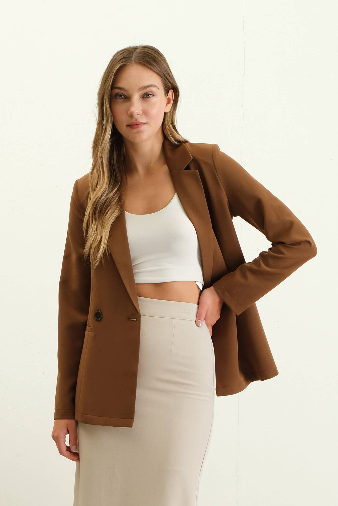 The Workshop Studio - Wholesale Jas - Dames - STEVIGE JAS MET DUBBELE RIJ KNOPEN15