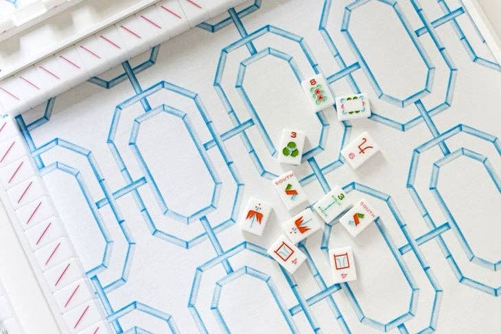 Frances Fields Home, formerly Fenwick Fields – Toalha de mesa por atacado – ATACADO Toalha de Mesa Quadrada com Bordas Onduladas | Corrente de Bambu Azul Celeste3