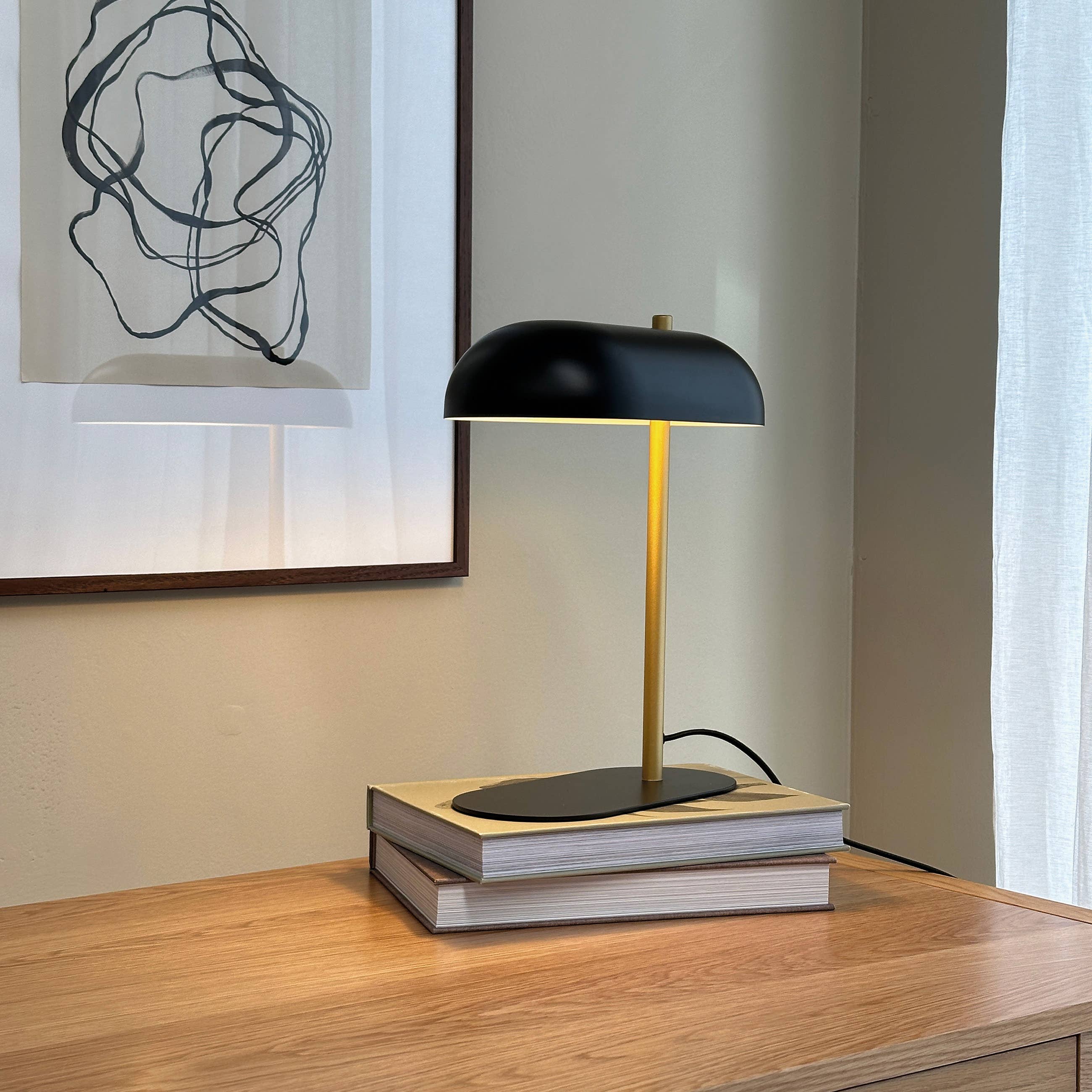Dyberg Larsen - Wholesale Accent/Desk Lamp - Arch table lamp matt black / brass8