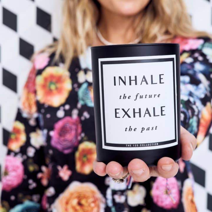 The 125 Collection - Wholesale Jar/Filled Candle - Inhale Future Exhale Past: 12 oz Soy Candle1