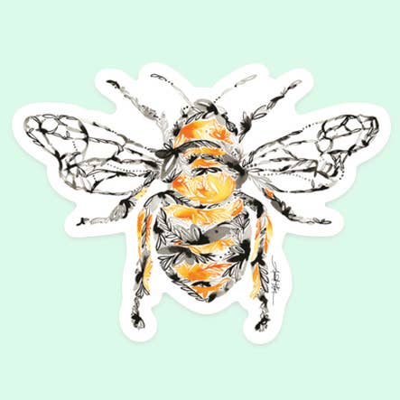 Amanda Klein Co. - Wholesale Sticker - Honey Bee Vinyl Sticker