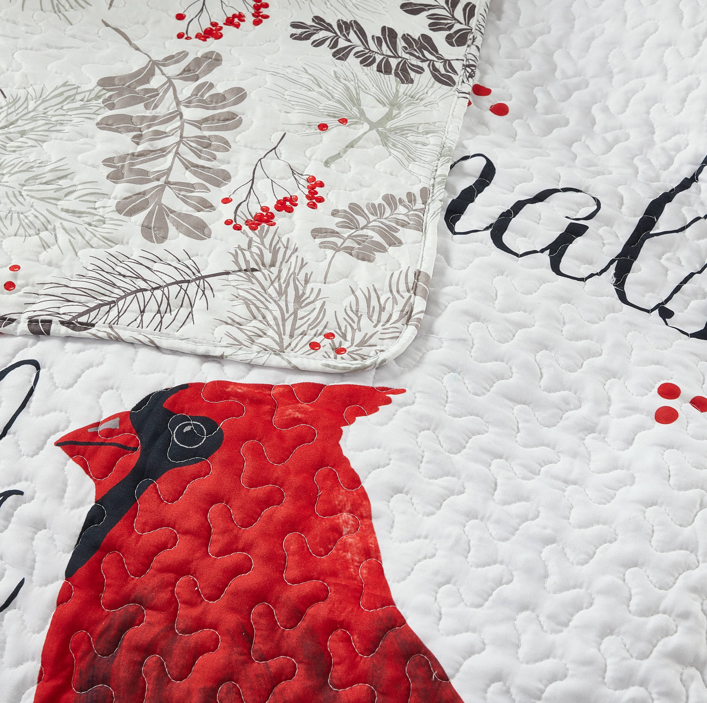 Duke Imports - Wholesale Throw Blanket - "Cardinals Appear" Inspirational Quilted Throw 50"x60"2