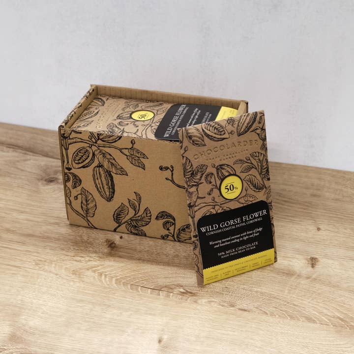 Chocolarder - Vente Barre chocolatée - Tablette de chocolat au lait 50% à la fleur d'ajonc sauvage1