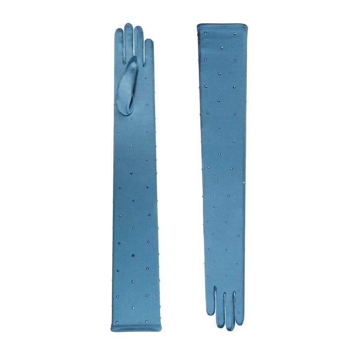 Chrysanthi | Opéra en satin avec cristaux pour la vente par Cornelia James