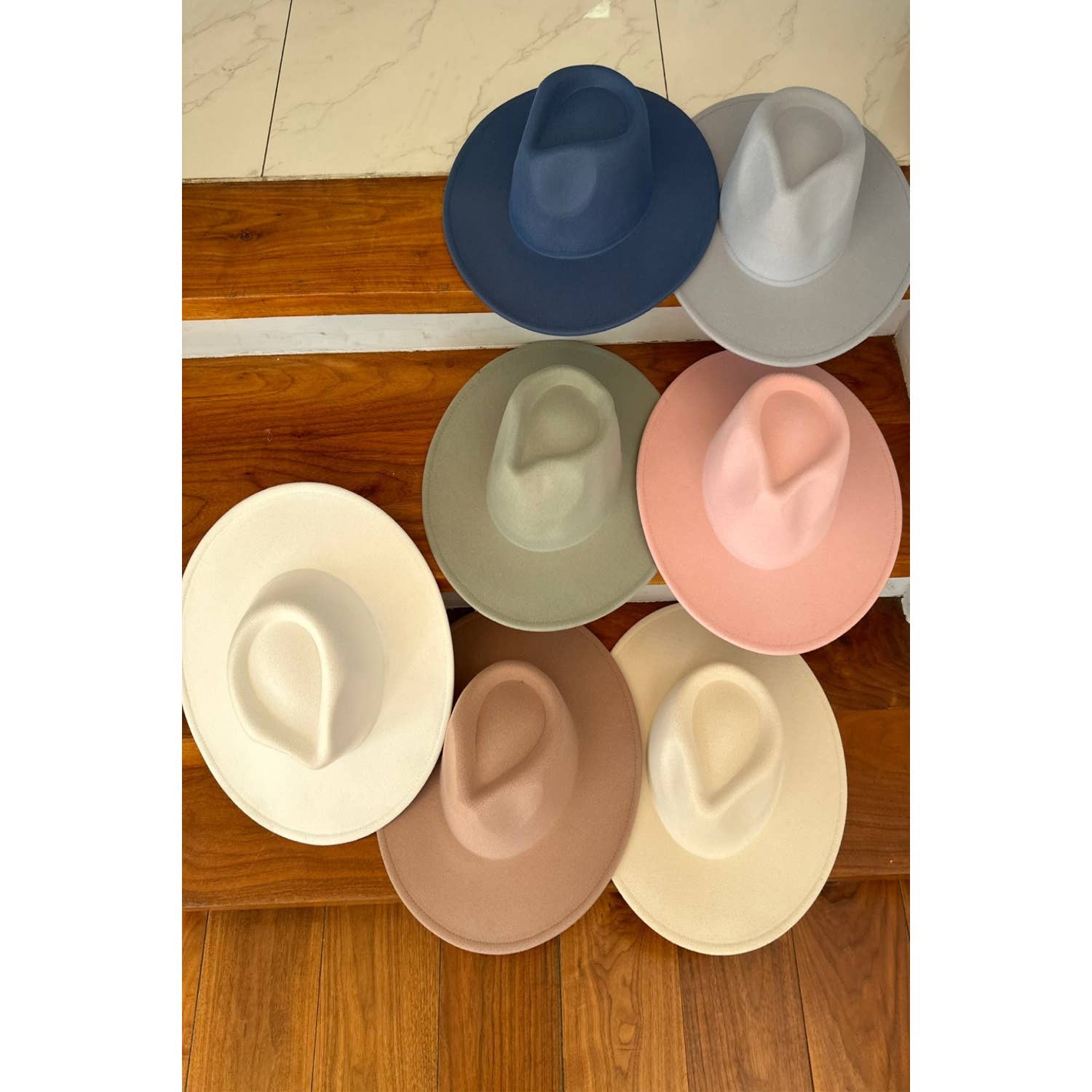 Bella Betty - Vente Chapeau en feutre – unisexe - Chapeau de rancher en feutre végétalien à large bord, tendance classique, le plus vendu36