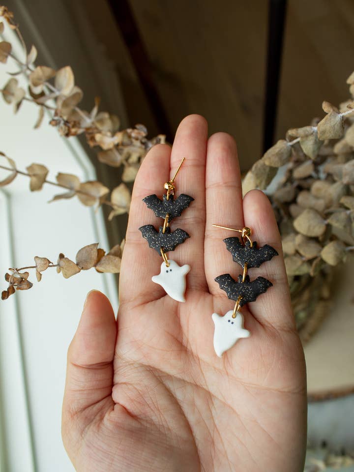 Morcego Ghost por atacado de Indigo Clay Jewelry