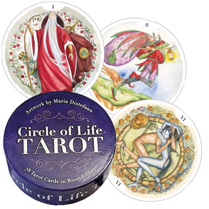 Cardshouse – Cartas de tarô por atacado – Baralho de Tarô Circle of Life Lo Scarabeo